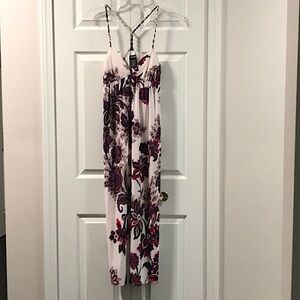 Alyn Page New York Multi Color Print Maxi Sundress, size S